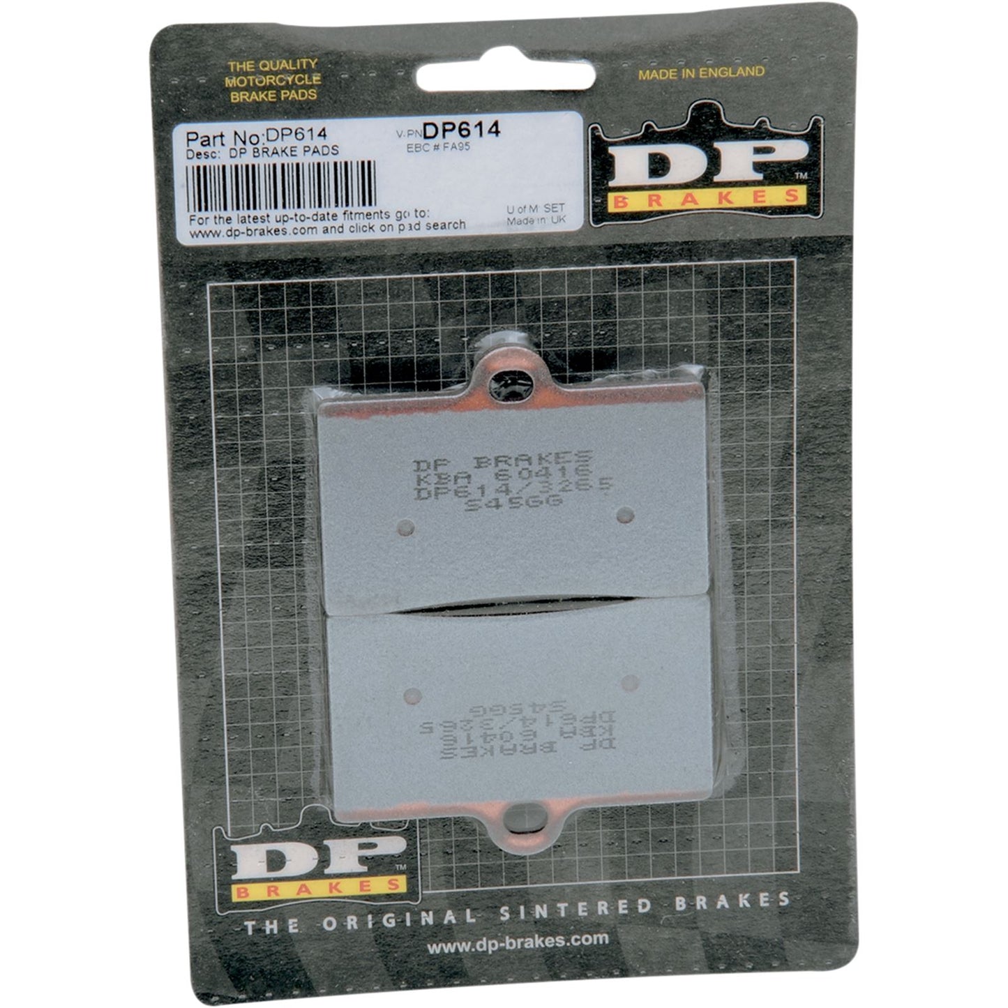 DP Brakes Standard Brake Pads [MPN: DP614]_373629
