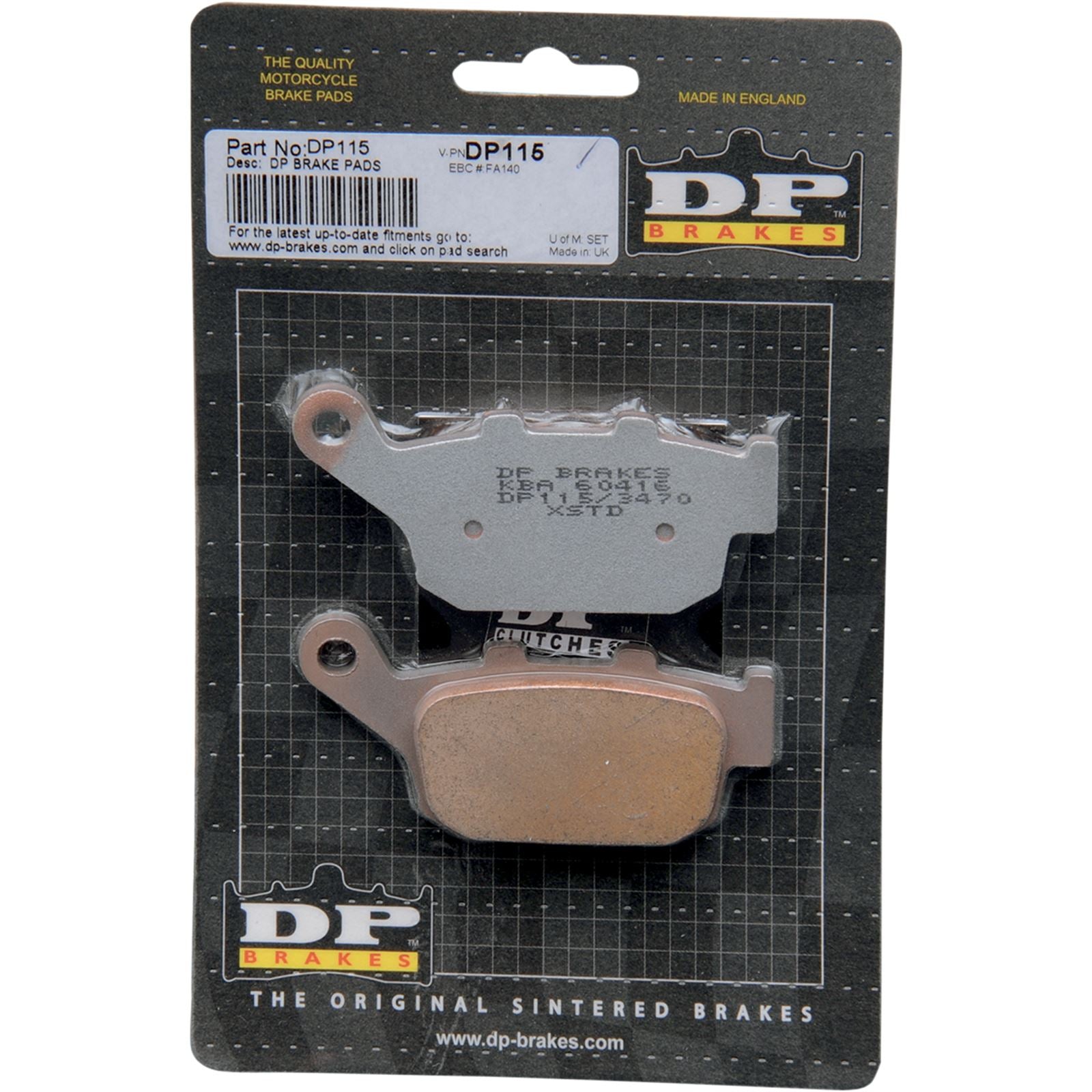 DP Brakes Standard Brake Pads [MPN: DP115]_373557
