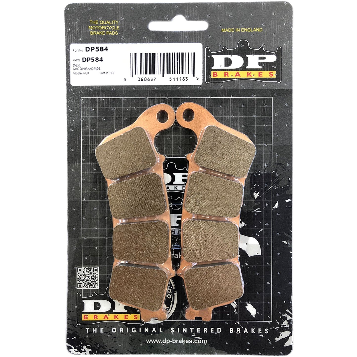 DP Brakes Standard Brake Pads - GL1800 Gold Wing [MPN: DP584]_373525