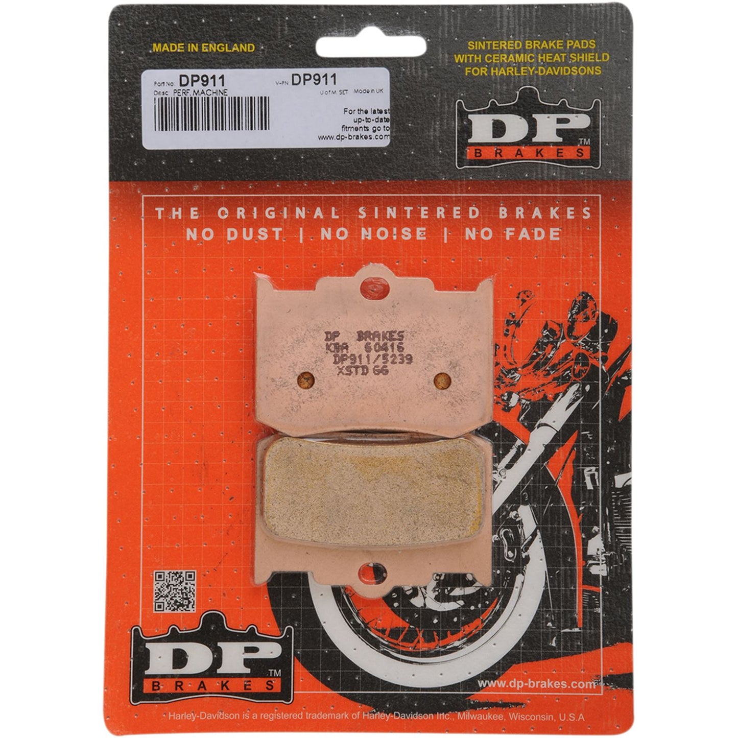 DP Brakes Sintered Brake Pads - DP911 [MPN: DP911]_373463
