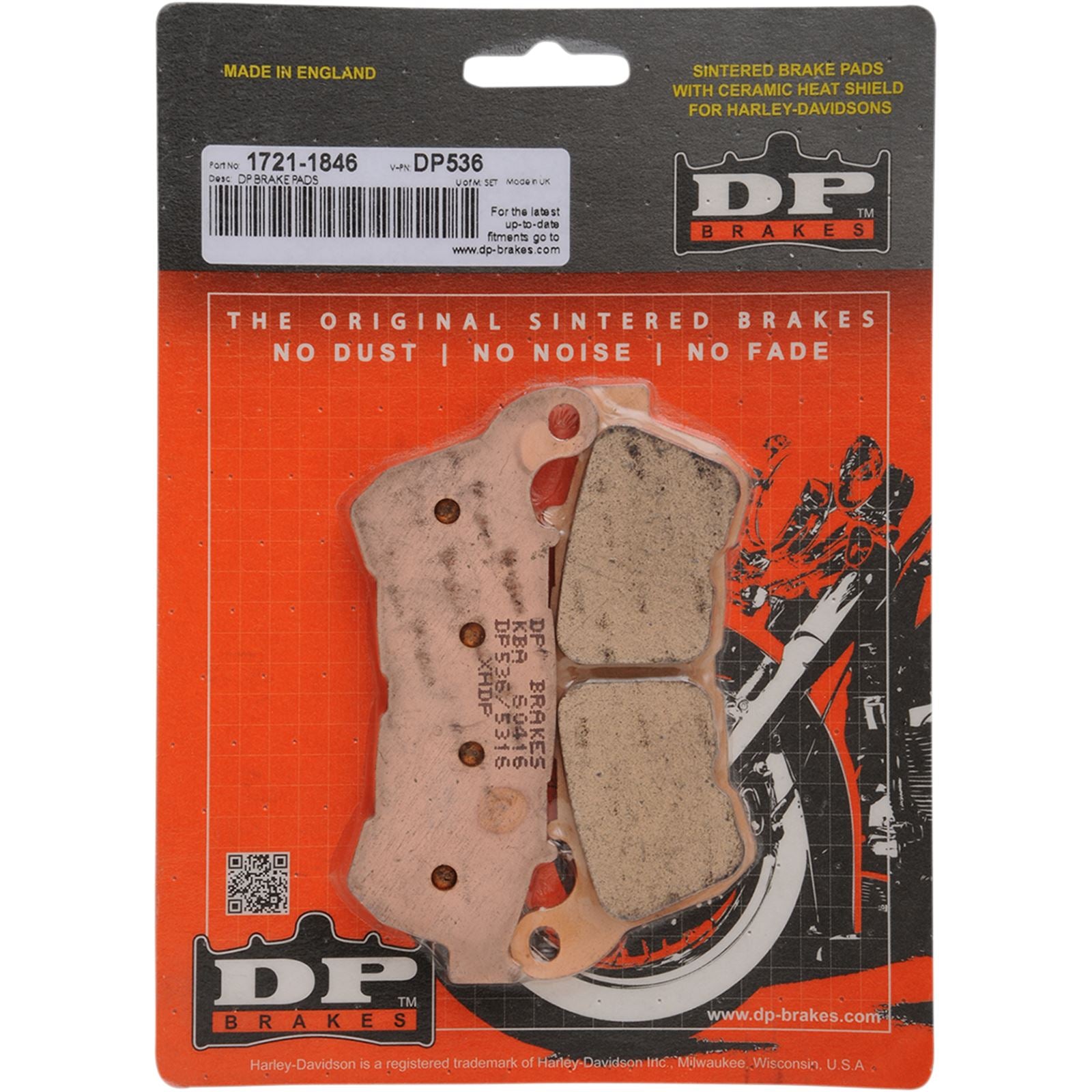 DP Brakes Sintered Brake Pads - DP536 [MPN: DP536]_373451