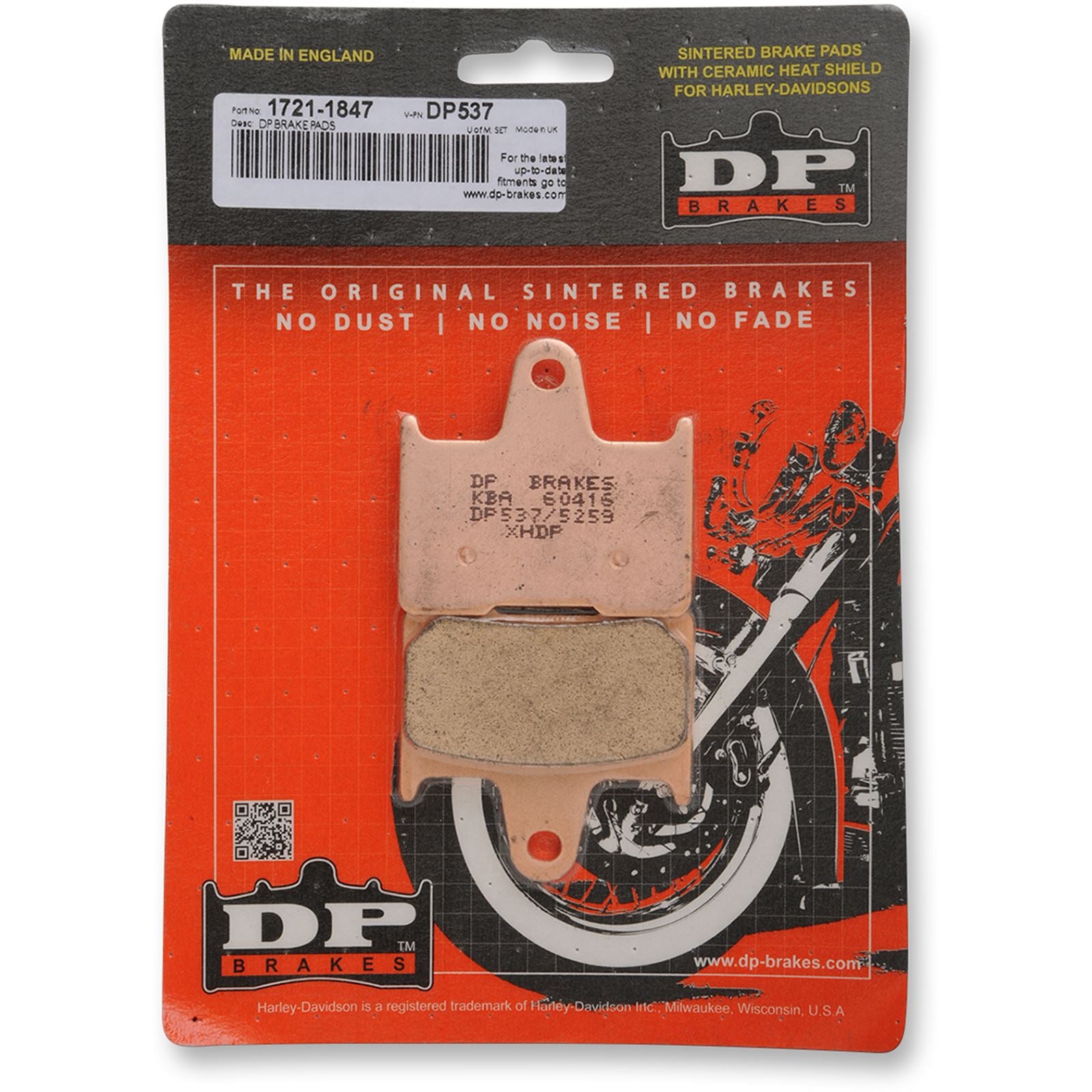 DP Brakes Sintered Brake Pads - DP537 [MPN: DP537]_373452