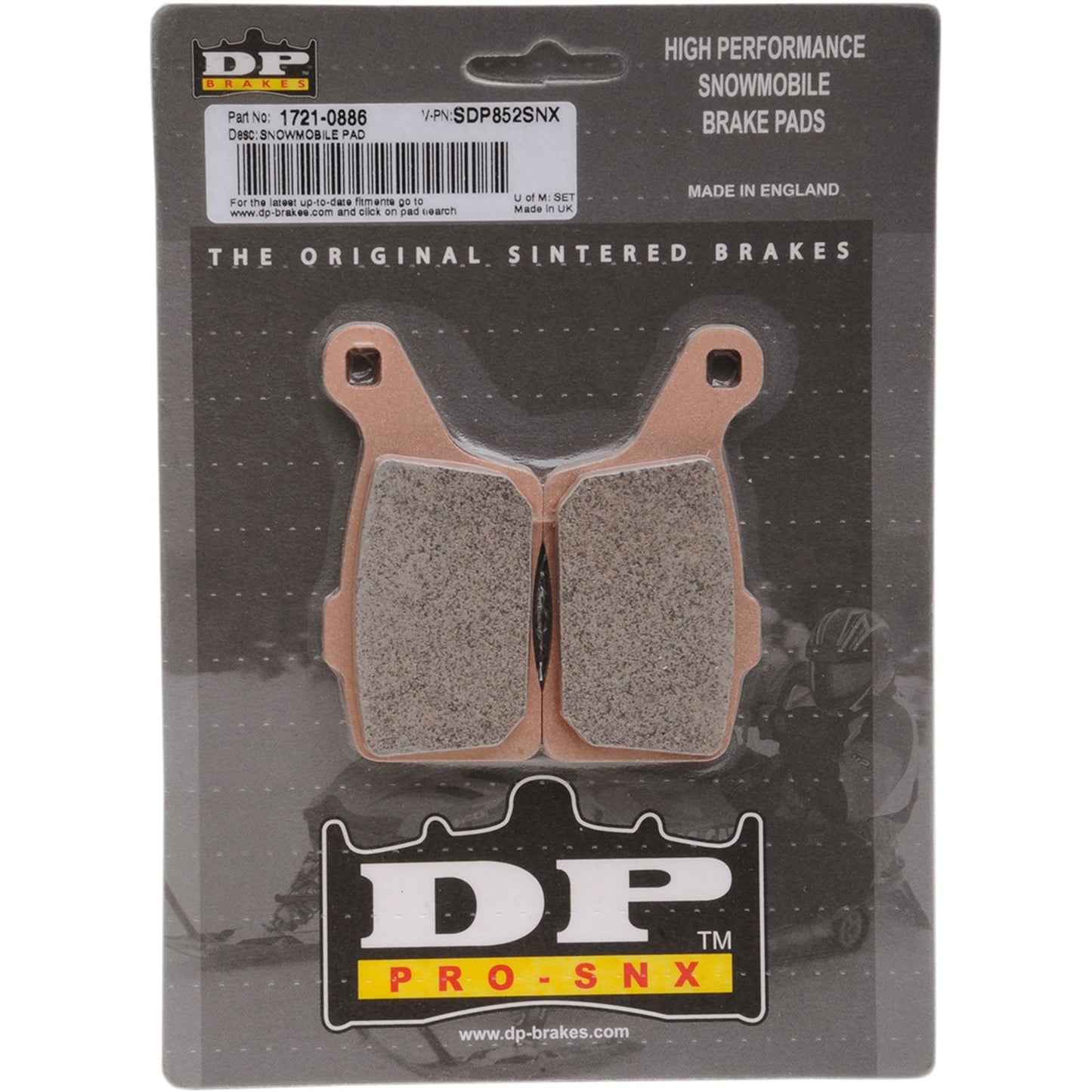 DP Brakes HH+ Brake Pads - SDP852SNX [MPN: SDP852SNX]_373423