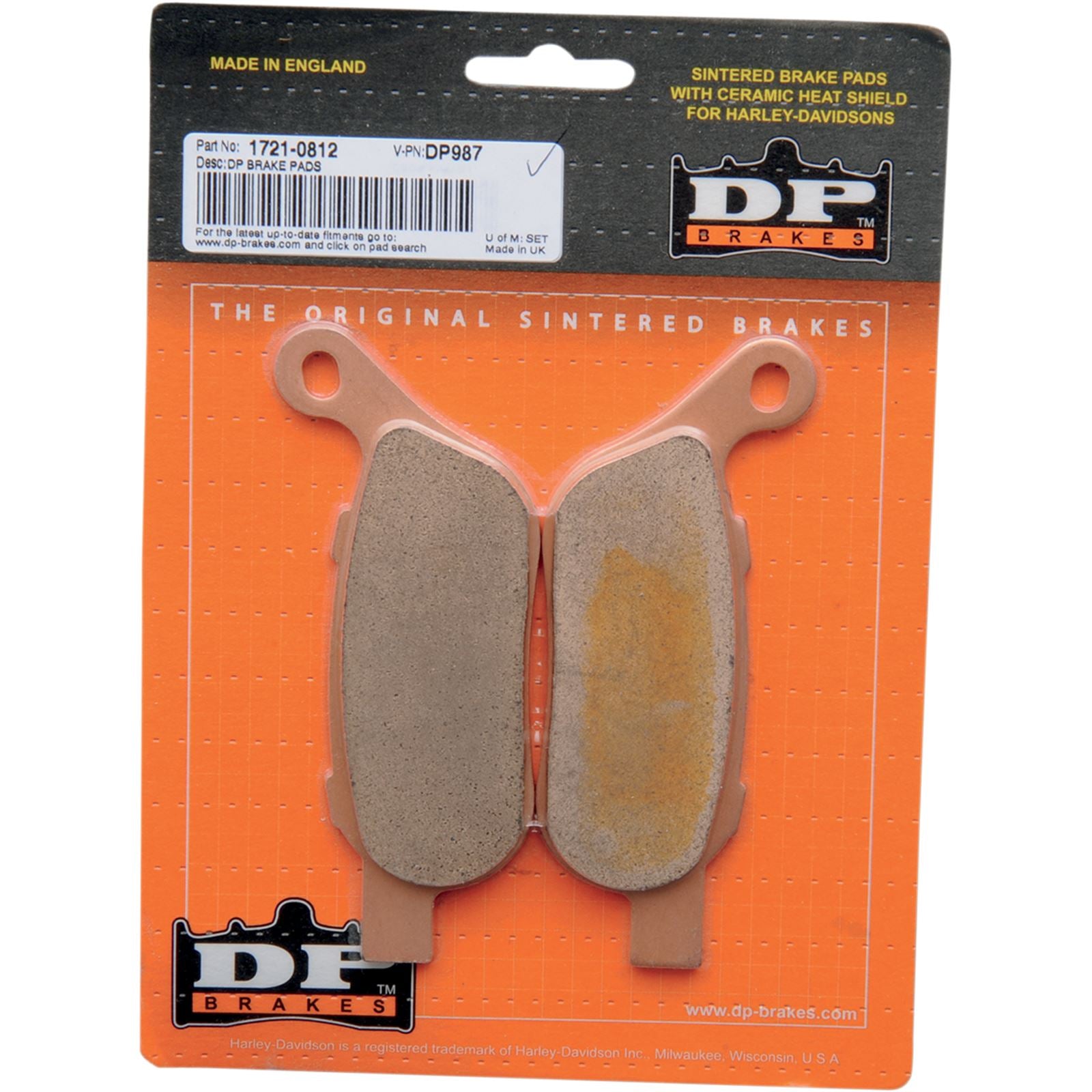 DP Brakes Sintered Brake Pads - DP987 [MPN: DP987]_373417