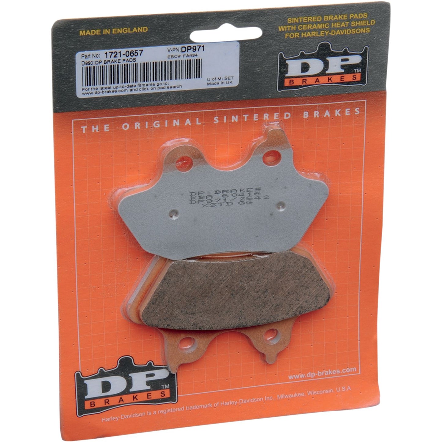 DP Brakes Sintered Brake Pads - DP971 [MPN: DP971]_373395
