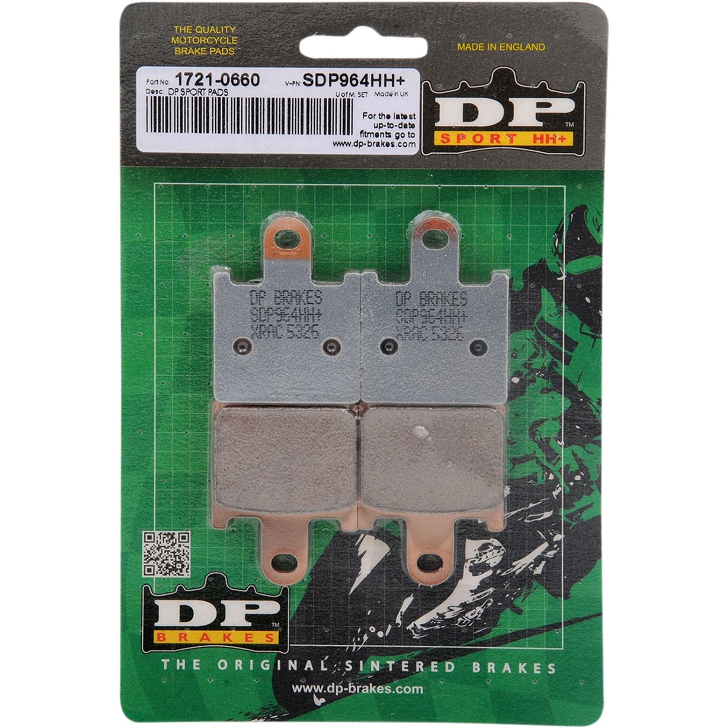 DP Brakes Sintered Brake Pads Fits Kawasaki [MPN: SDP964]_373398
