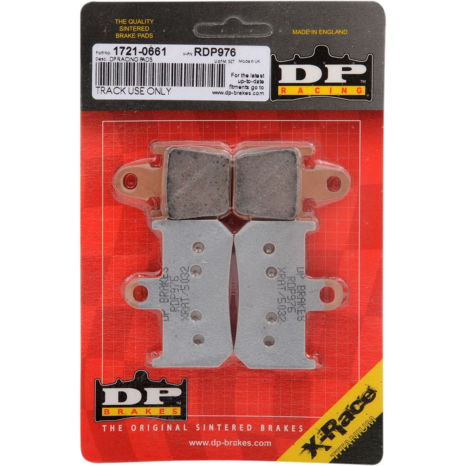 DP Brakes RDP Racing Brake Pads - YZF 1000 R [MPN: RDP976]_373399