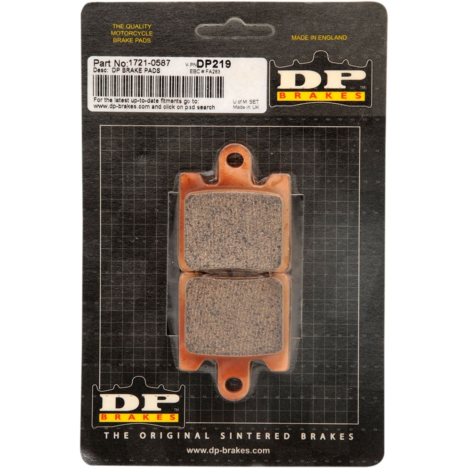 DP Brakes Standard Brake Pads - Burgman [MPN: DP219]_373386