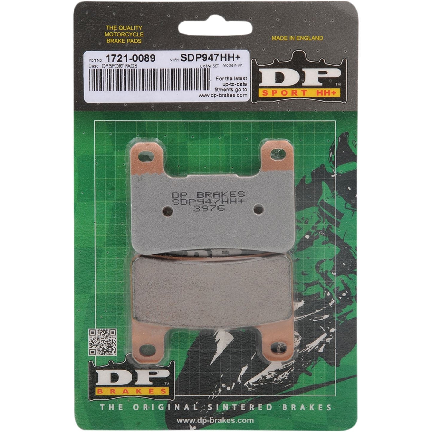 DP Brakes Sintered Brake Pads Fits Kawasaki/Suzuki [MPN: SDP947HH]_373360