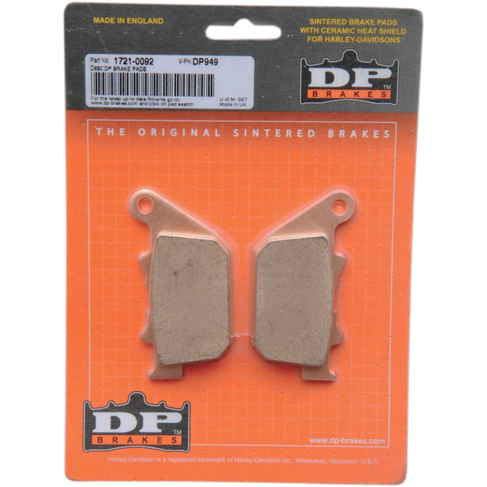 DP Brakes Sintered Brake Pads - DP949 [MPN: DP949]_373363