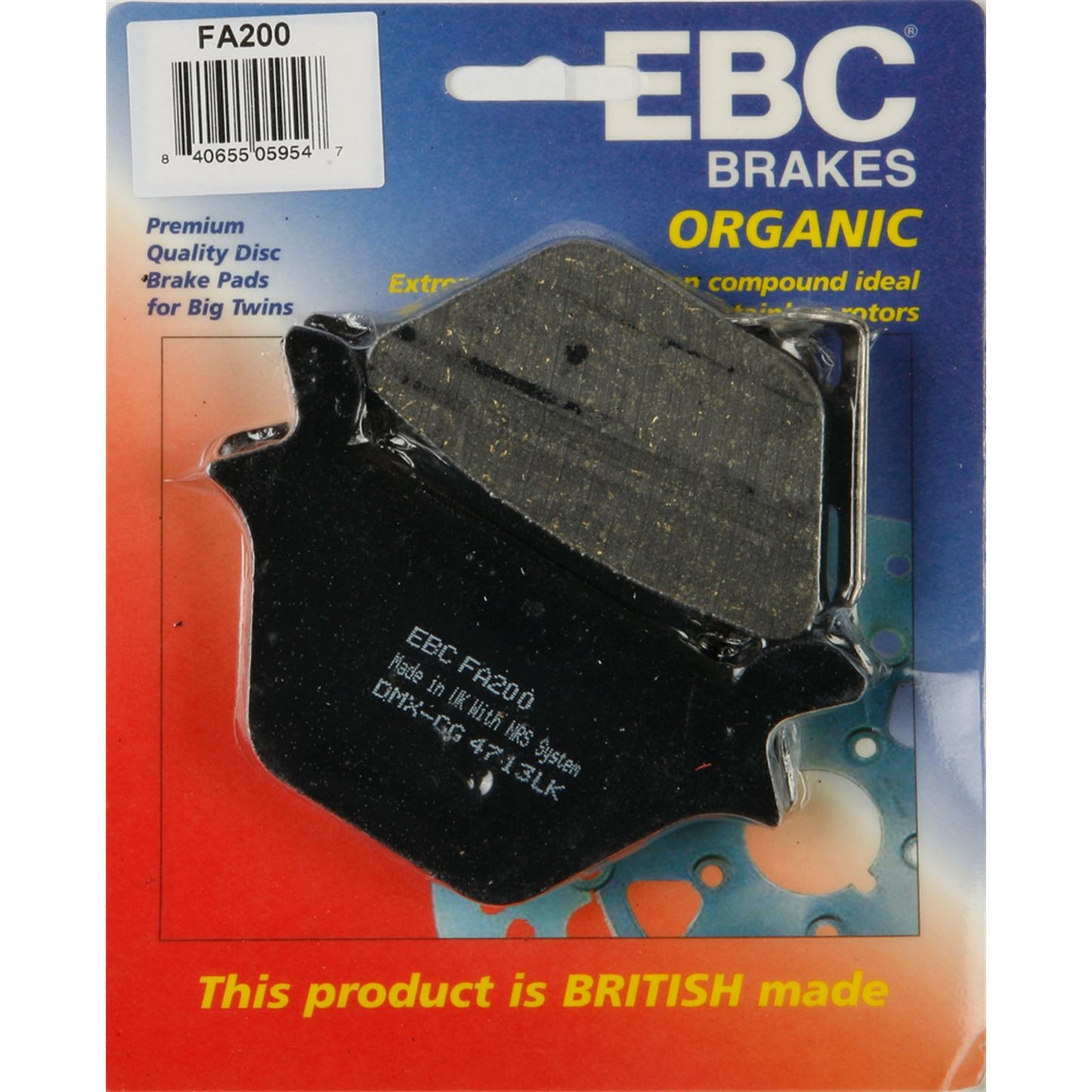 EBC Brakes Brake Pads FA200_244050