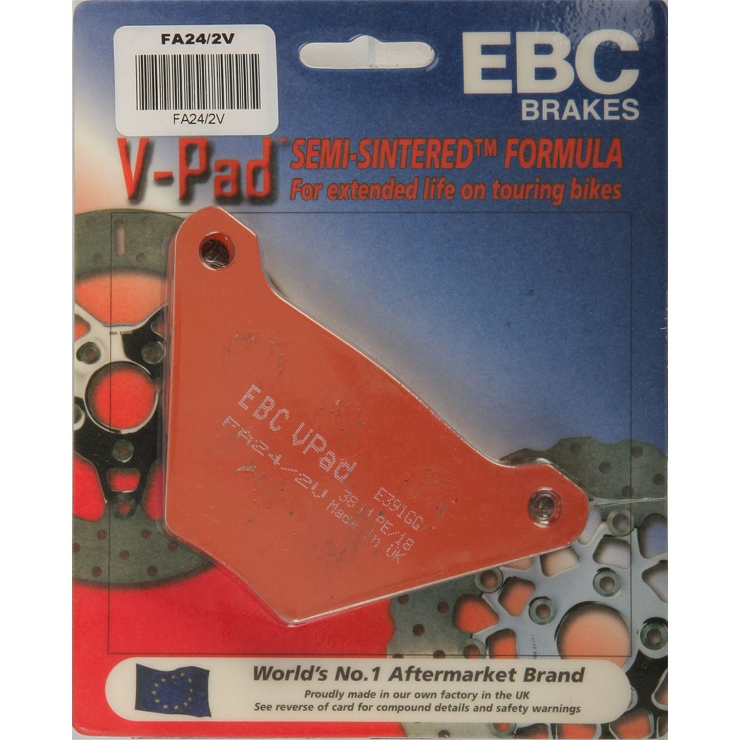 EBC Brakes Brake Pads V-Series FA24/2V_244063