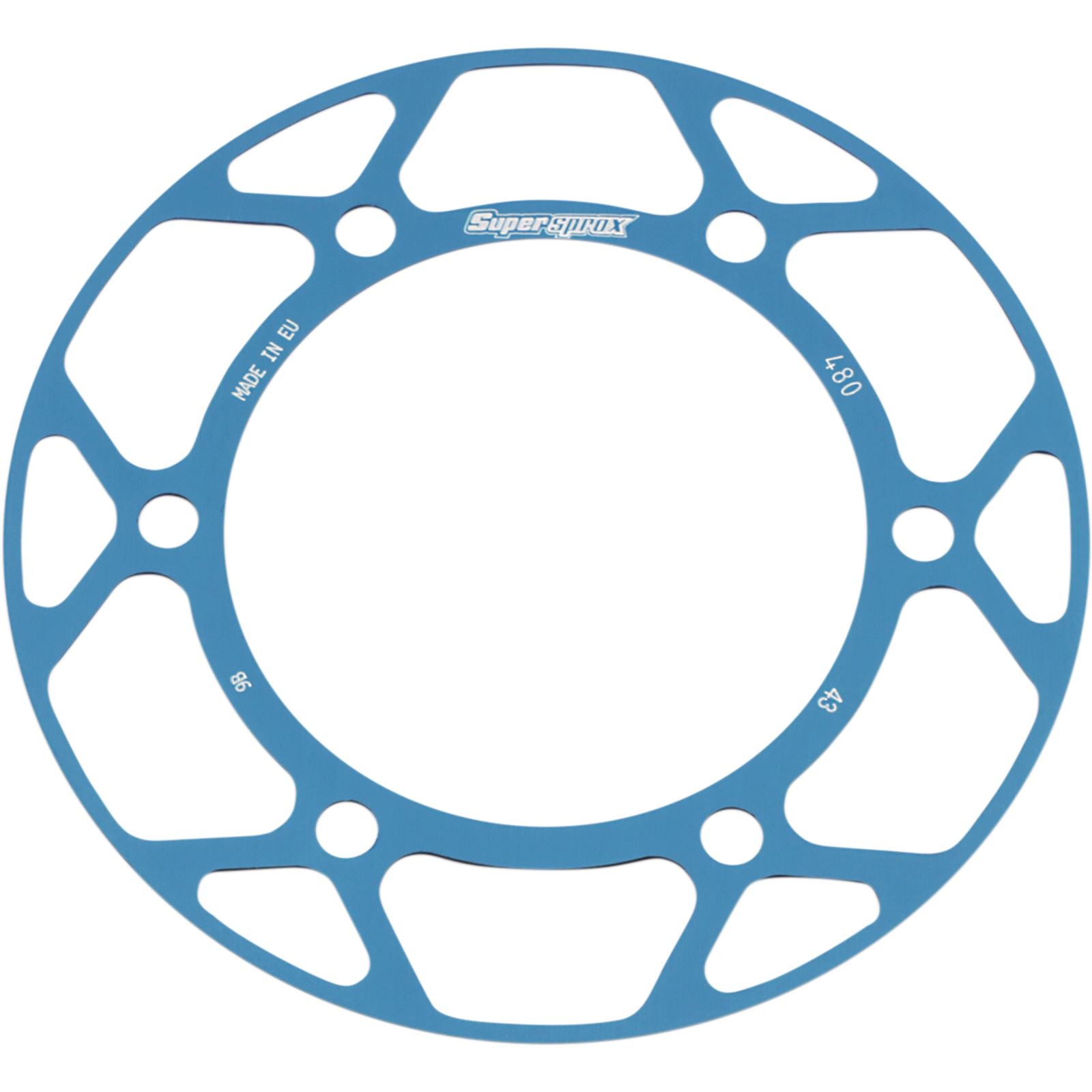 Supersprox Edge Rear Sprocket Insert - Blue [MPN: RACD-480-43-BLU]_478280