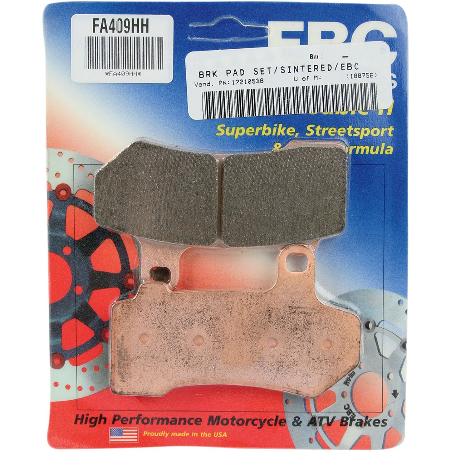 EBC Brakes Brake Pads FA409HH_378841