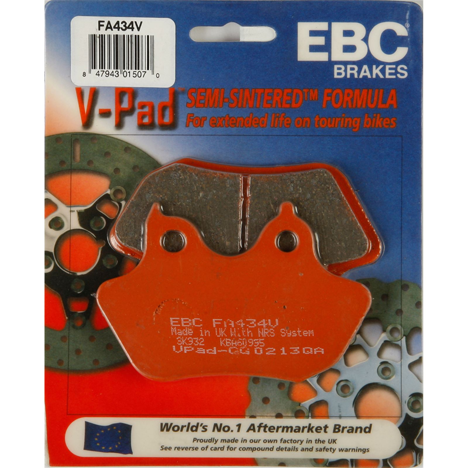 EBC Brakes Brake Pads V-Series FA434V_244088