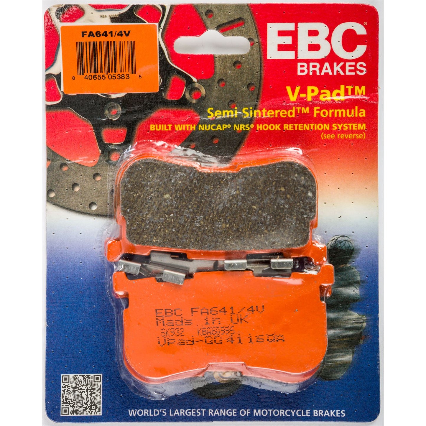 EBC Brakes Brake Pads V-Series FA641/4V_244096