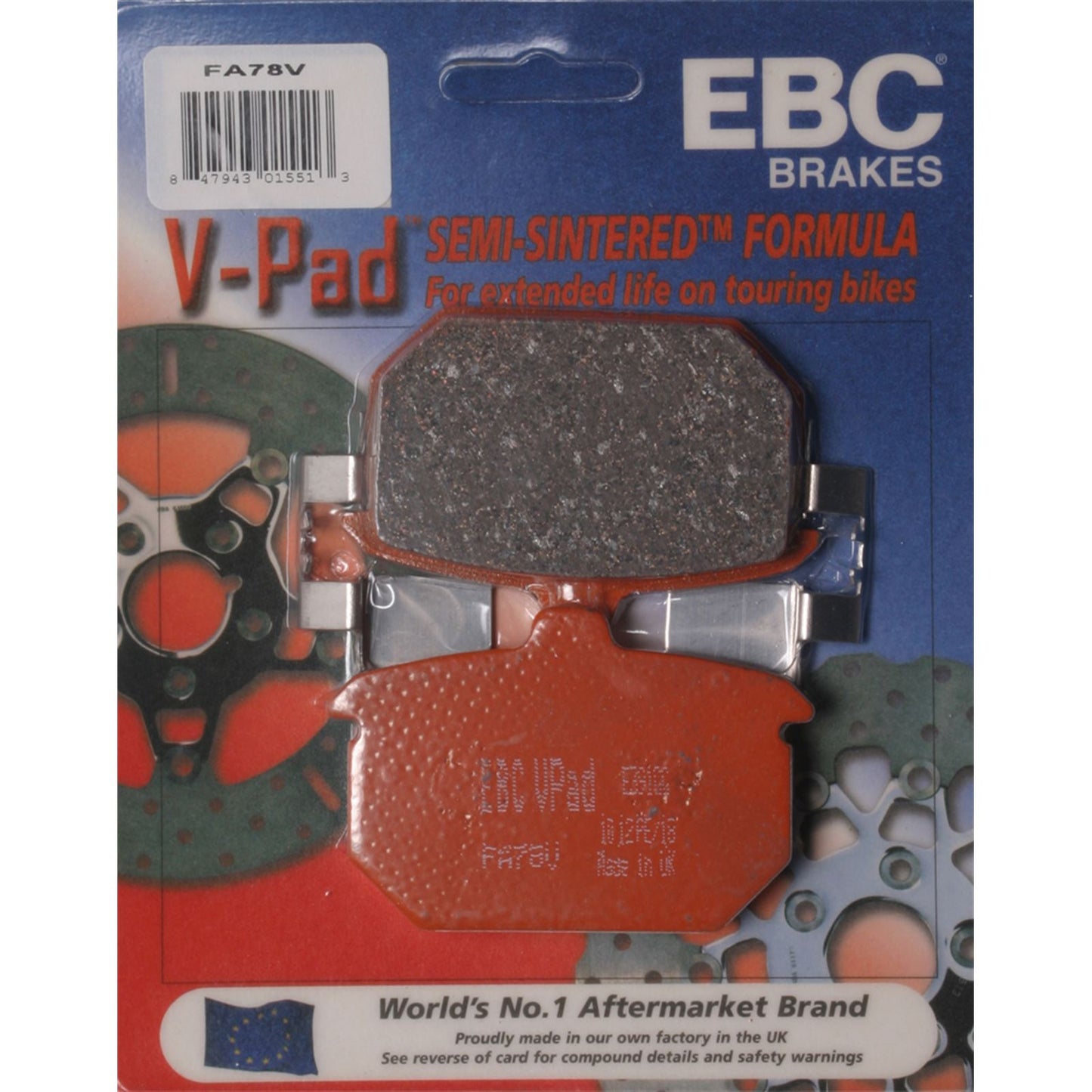 EBC Brakes Brake Pads V-Series FA78V_244108