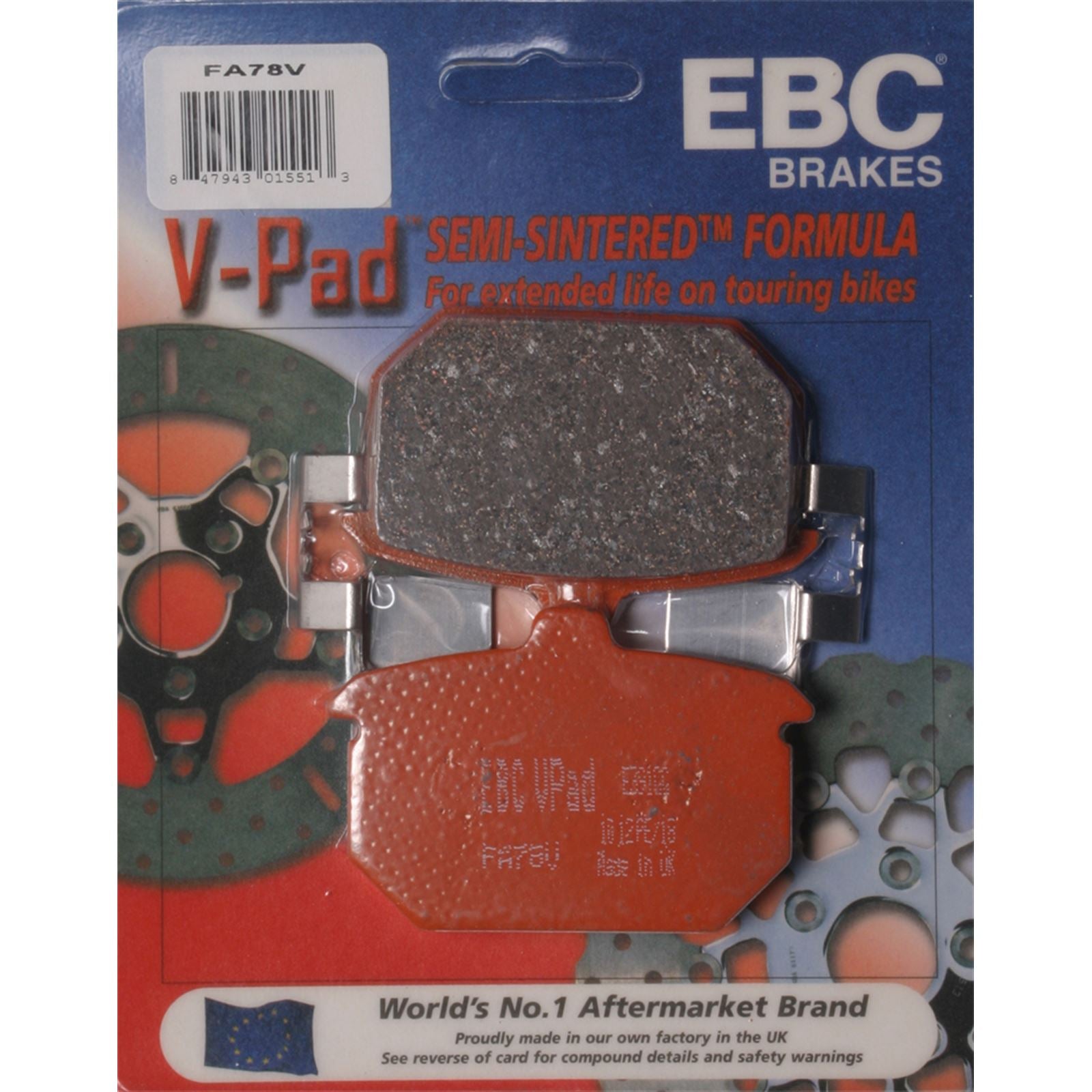 EBC Brakes Brake Pads V-Series FA78V_244108