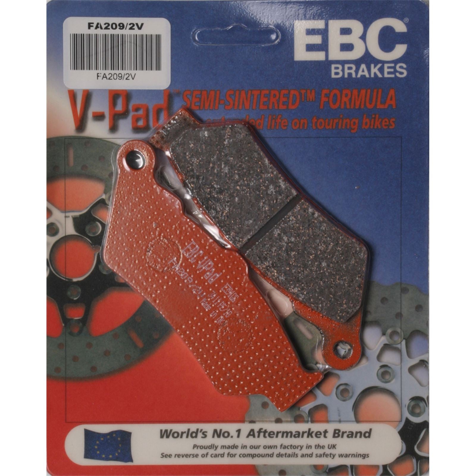 EBC Brakes Brake Pads V-Series FA209/2V_244114