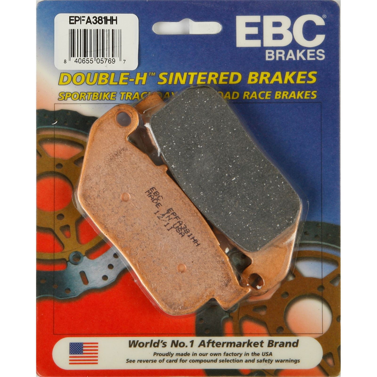 EBC Brakes Extreme Pro Brake Pads EPFA381HH_244126