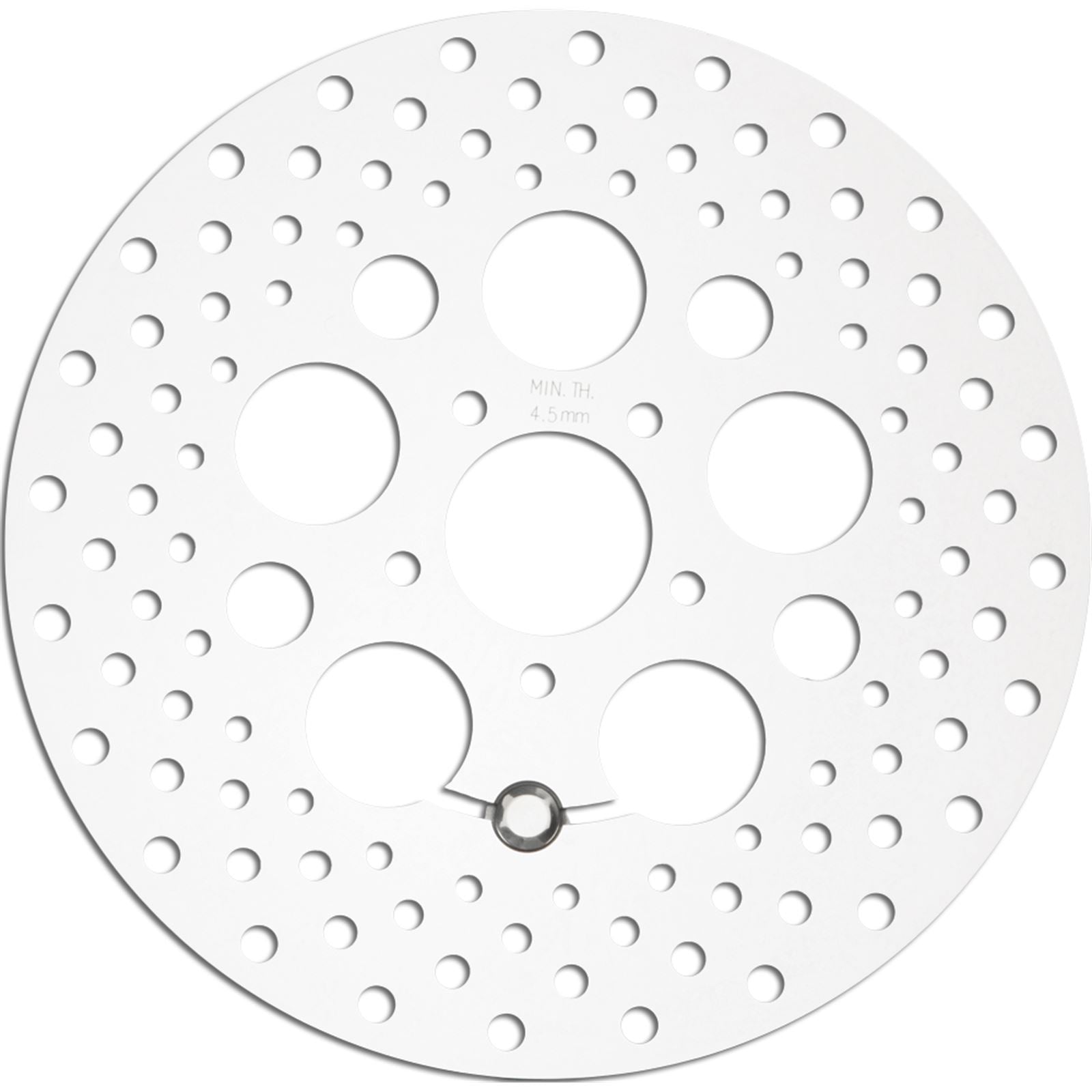 Harddrive HD Stainless Drilled Front Rotor 11.8" Polished 11-062_244651