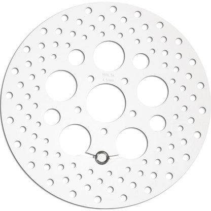 Harddrive HD Stainless Drilled Front Rotor 11.8" Polished 11-062_244651