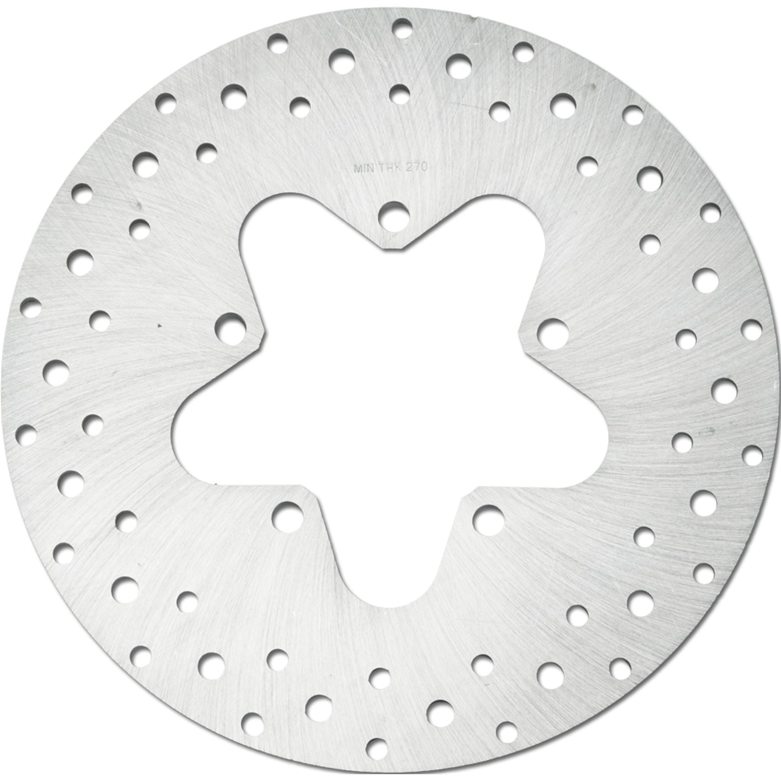 Harddrive HD Rear Rotor FLT 11.5" Stainless Steel Drilled 11-073_244664