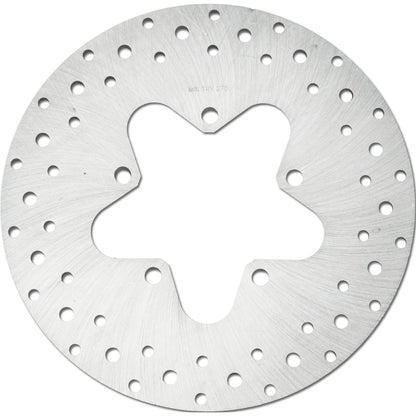 Harddrive HD Rear Rotor FLT 11.5" Stainless Steel Drilled 11-073_1478655