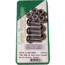 Gardnerwestcott Rear Brake Rotor Allen Bolts 92-Up Big Twin Laced Wheel C-61-31_244768