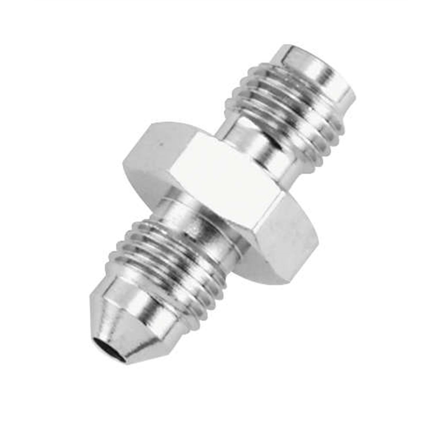 Goodridge Tube Adapter Pair 3/8-24 Male Chrome 3/8" [MPN: P10324-03CH-2]_244846