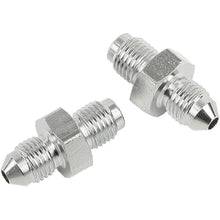 Goodridge Tube Adapter Pair 3/8-24 Male Chrome 3/8" [MPN: P10324-03CH-2]_244847