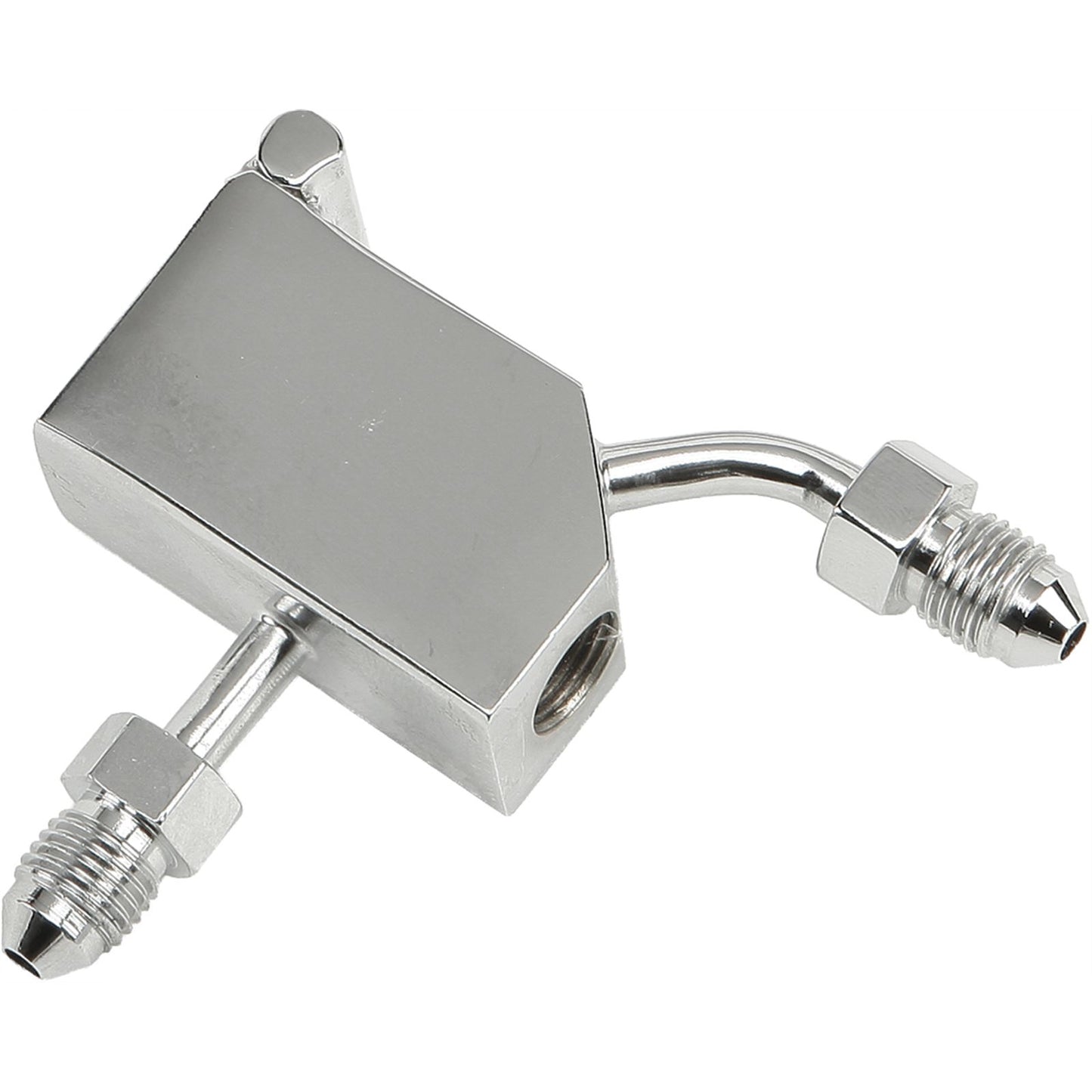 Goodridge Rear Brake Manifold Chrome Softail 00-06 [MPN: PGD-MANIFOLD]_244850