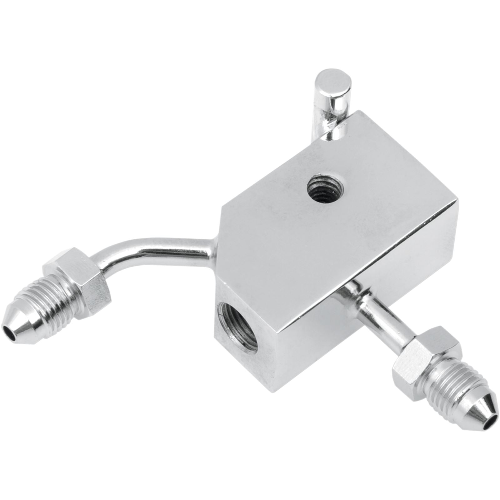 Goodridge Rear Brake Manifold Chrome Softail 00-06 [MPN: PGD-MANIFOLD]_391904