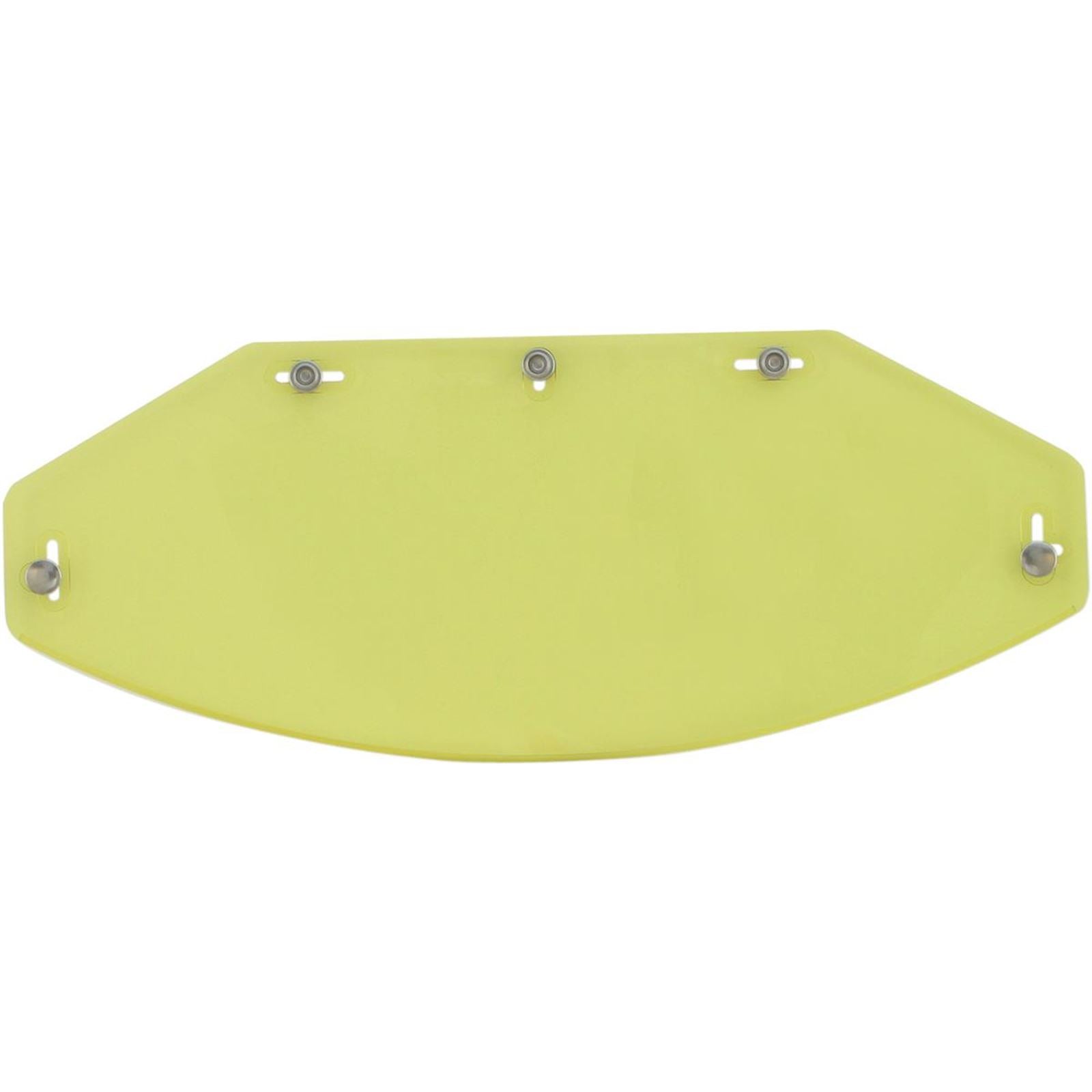 AFX Vintage 5-Snap Shield - Flat - Yellow 0131-0074_245668