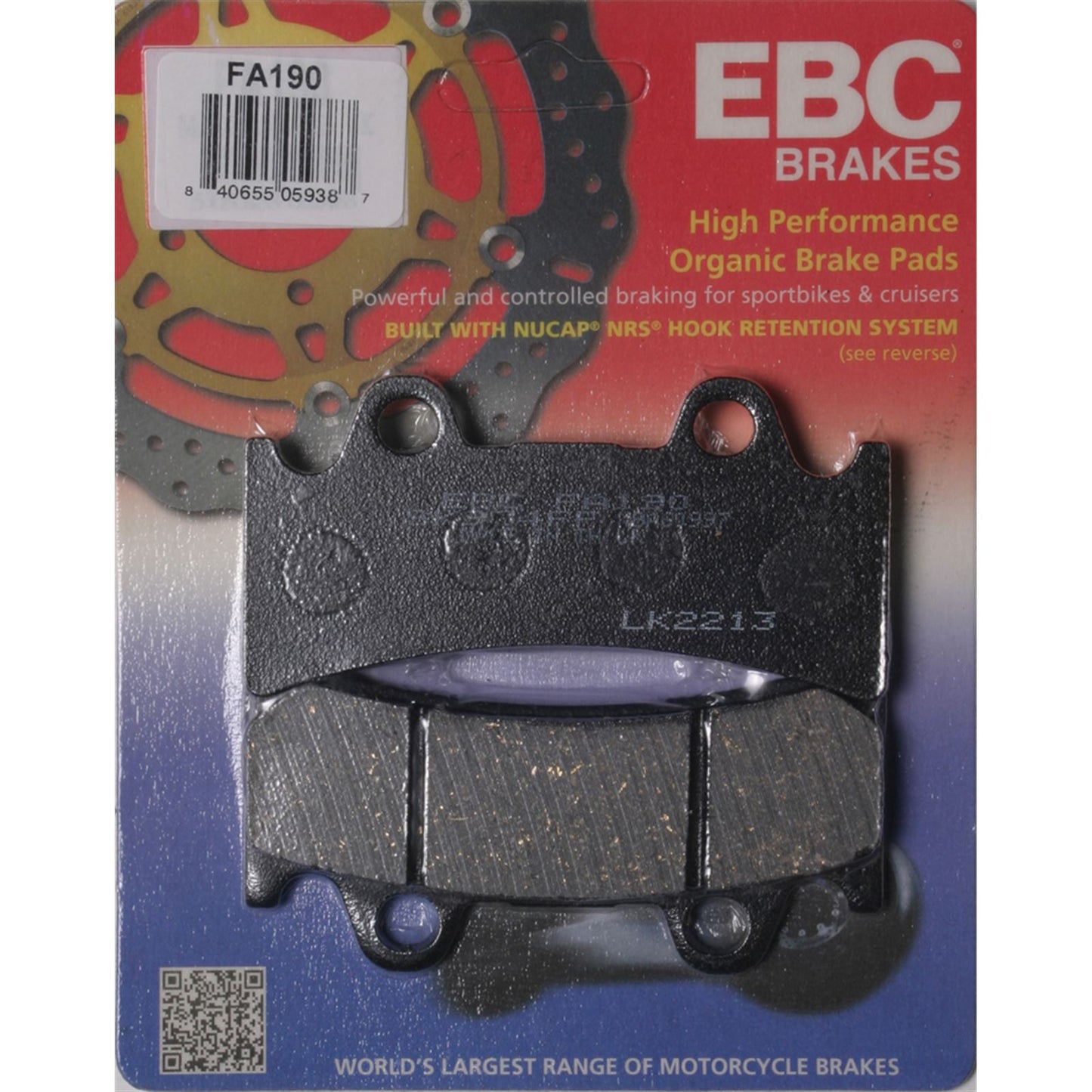 EBC Brakes Brake Pads FA190_245716