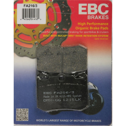 EBC Brakes Brake Pads FA216/3_245737