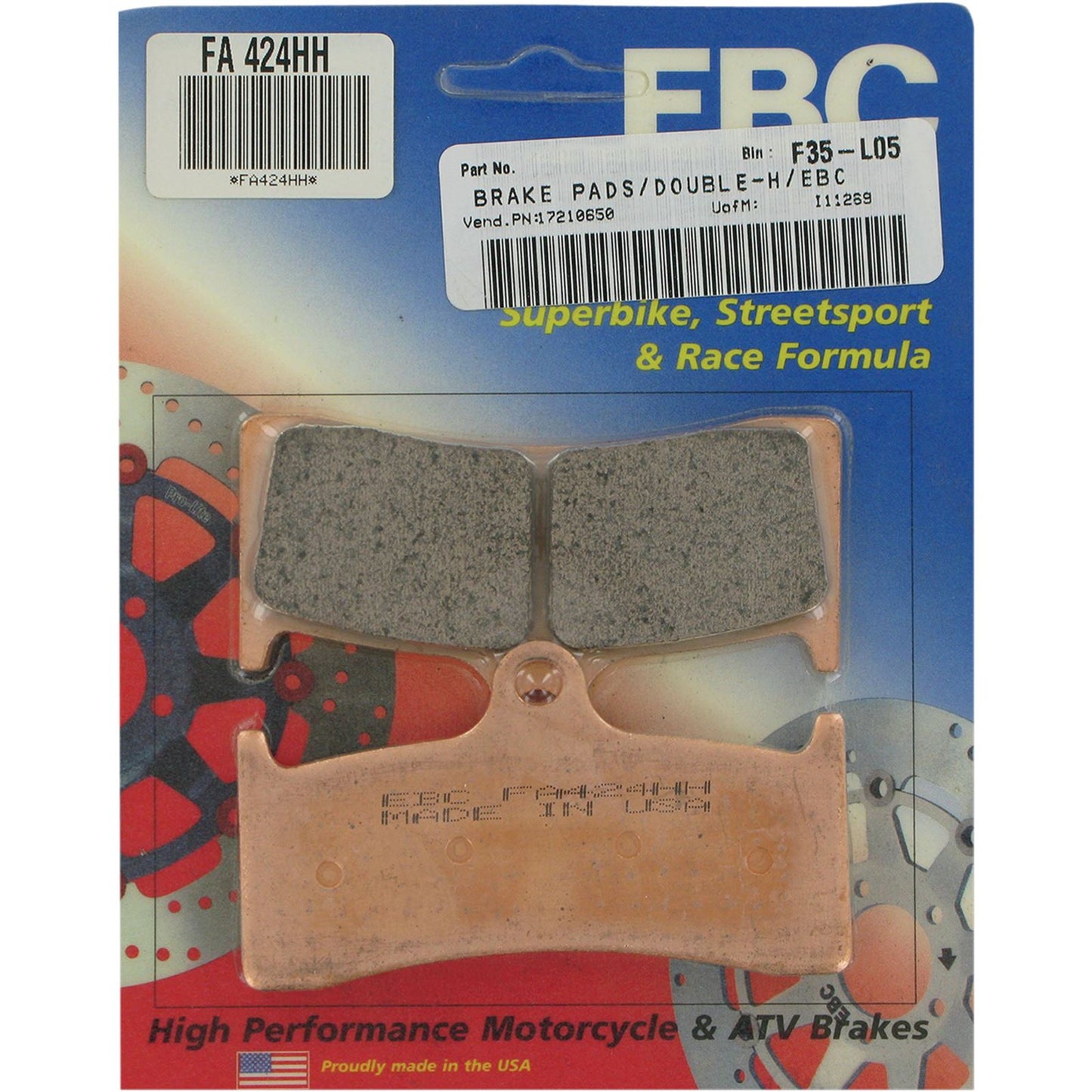 EBC Brakes Brake Pads FA424HH_378859