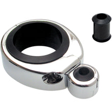 Motion Pro Cable Clamp 1 1/4"-1 1/2" Single Throttle/Clutch Chrome 11-0041_246385