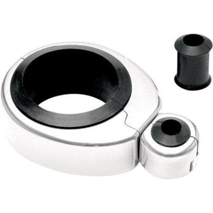 Motion Pro Cable Clamp 1 1/4"-1 1/2" Single Throttle/Clutch Chrome 11-0041_445003
