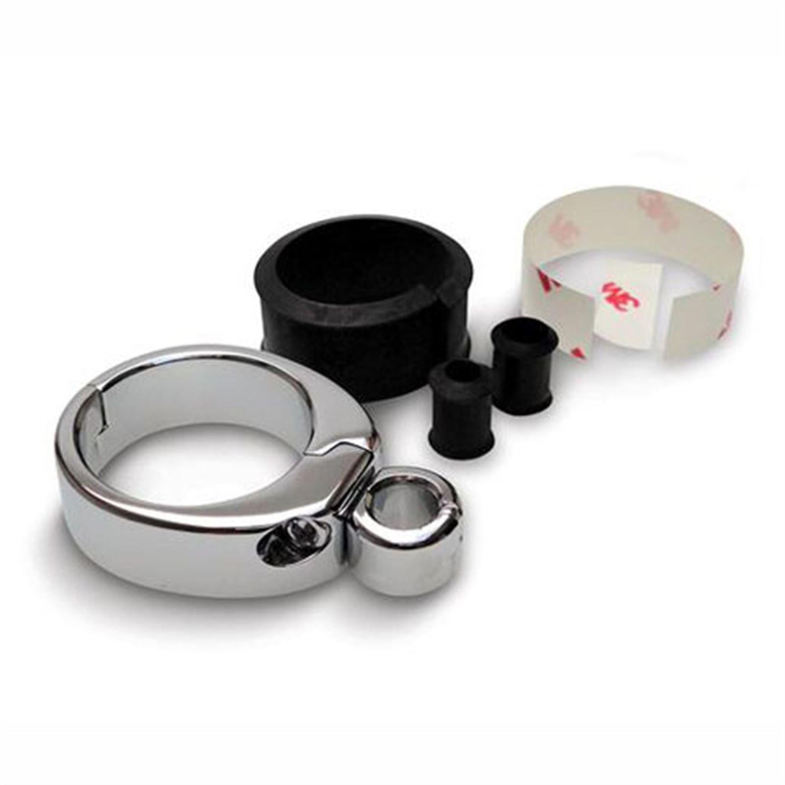 Motion Pro Cable Clamp 1 1/4"-1 1/2" Single Throttle/Clutch Chrome 11-0041_597019