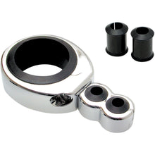 Motion Pro Cable Clamp 1 1/4"-1 1/2" Dual Throttle/Clutch Chrome 11-0042_246400