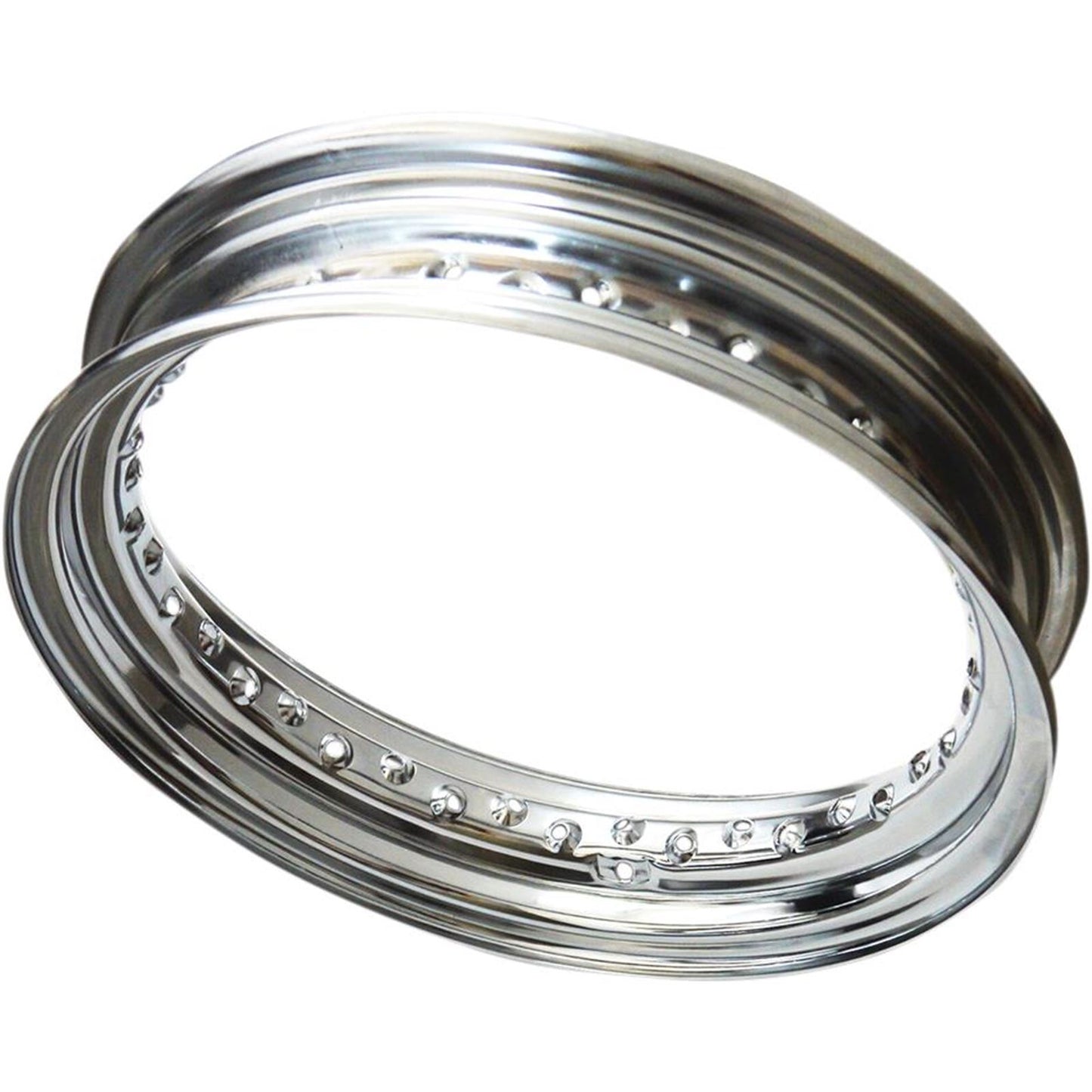 Drag Specialties Rim 40 Spoke Chrome Side Metal Valve 16x3 0210-0324_250763