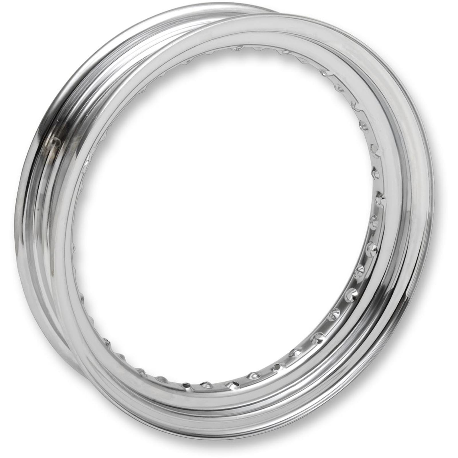 Drag Specialties Rim 40 Spoke Chrome Side Rubber Valve 16x3 0210-0323_250776