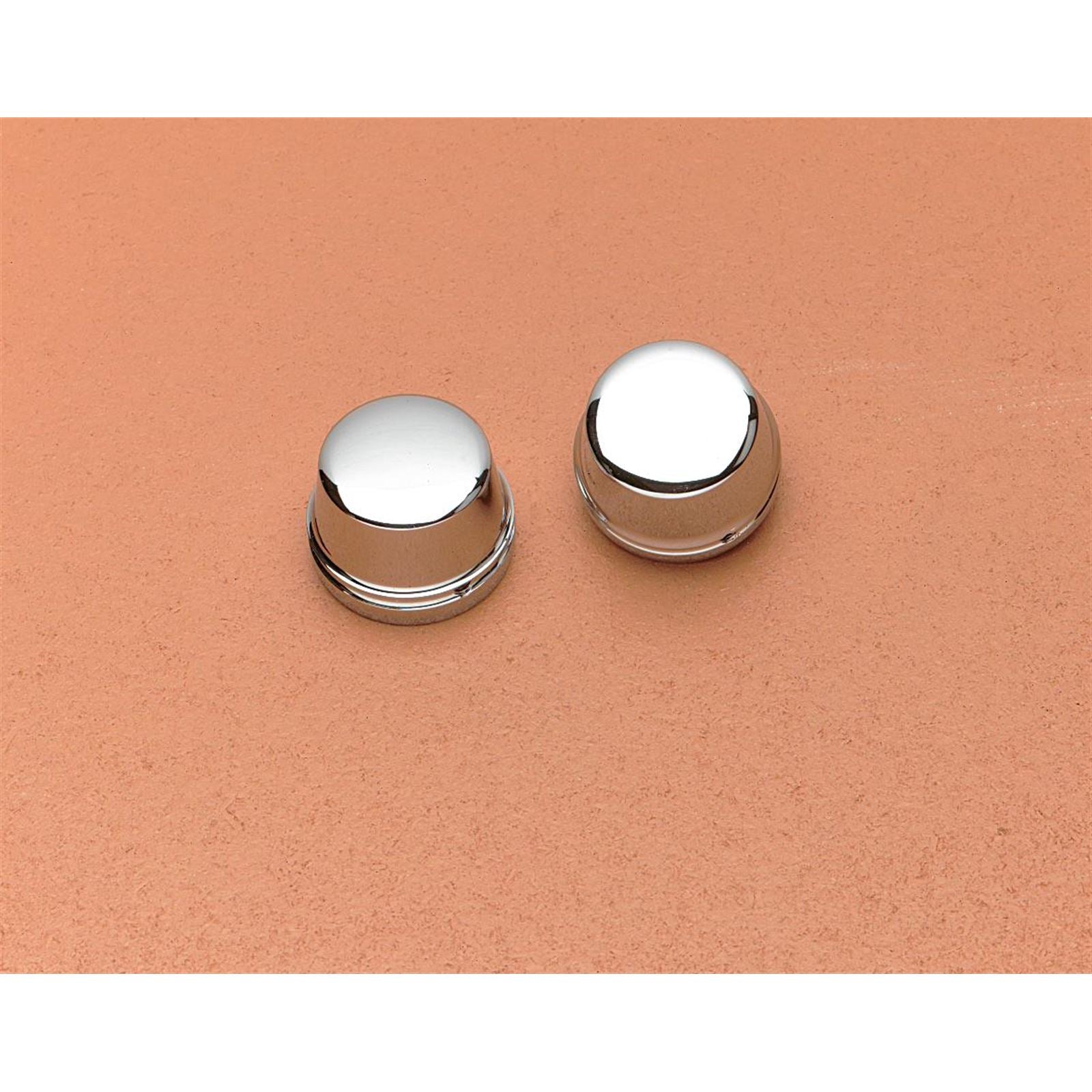 Drag Specialties Axle Caps - Chrome - Front - 00-07 FLH/FLT 0309-0217_251022