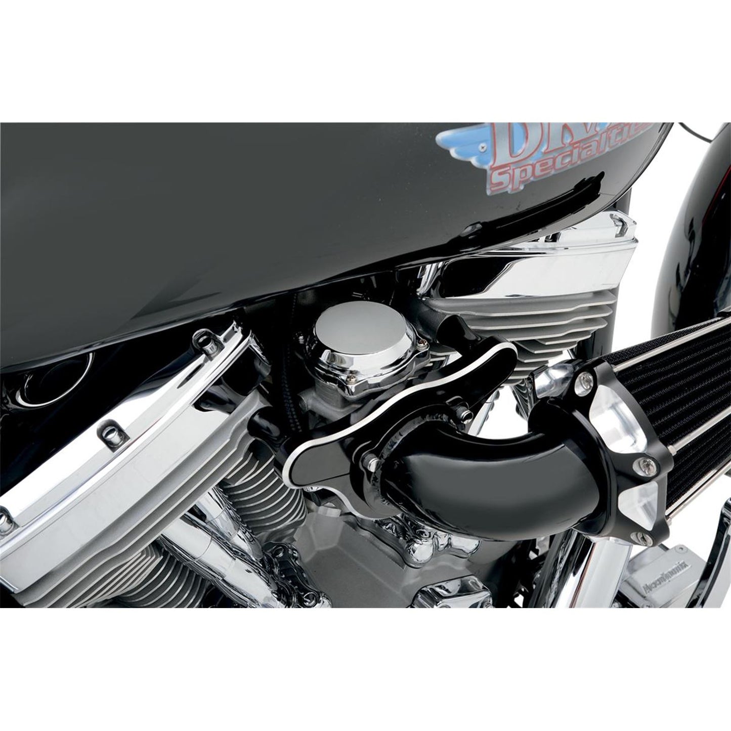 Drag Specialties Plain CV Carburetor Top for Harley-Davidson - Chrome DS-288801_251064