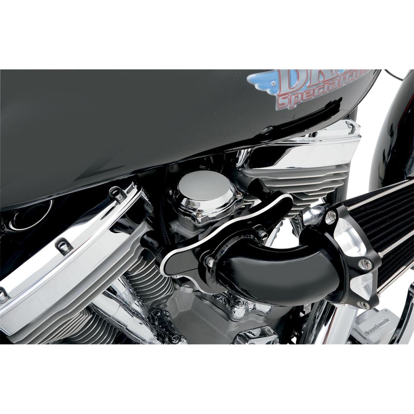 Drag Specialties Plain CV Carburetor Top for Harley-Davidson - Chrome DS-288801_251064
