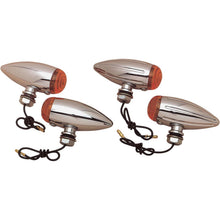 Drag Specialties Bullet LED Marker Lights - Smooth - Amber DS-282040_251099
