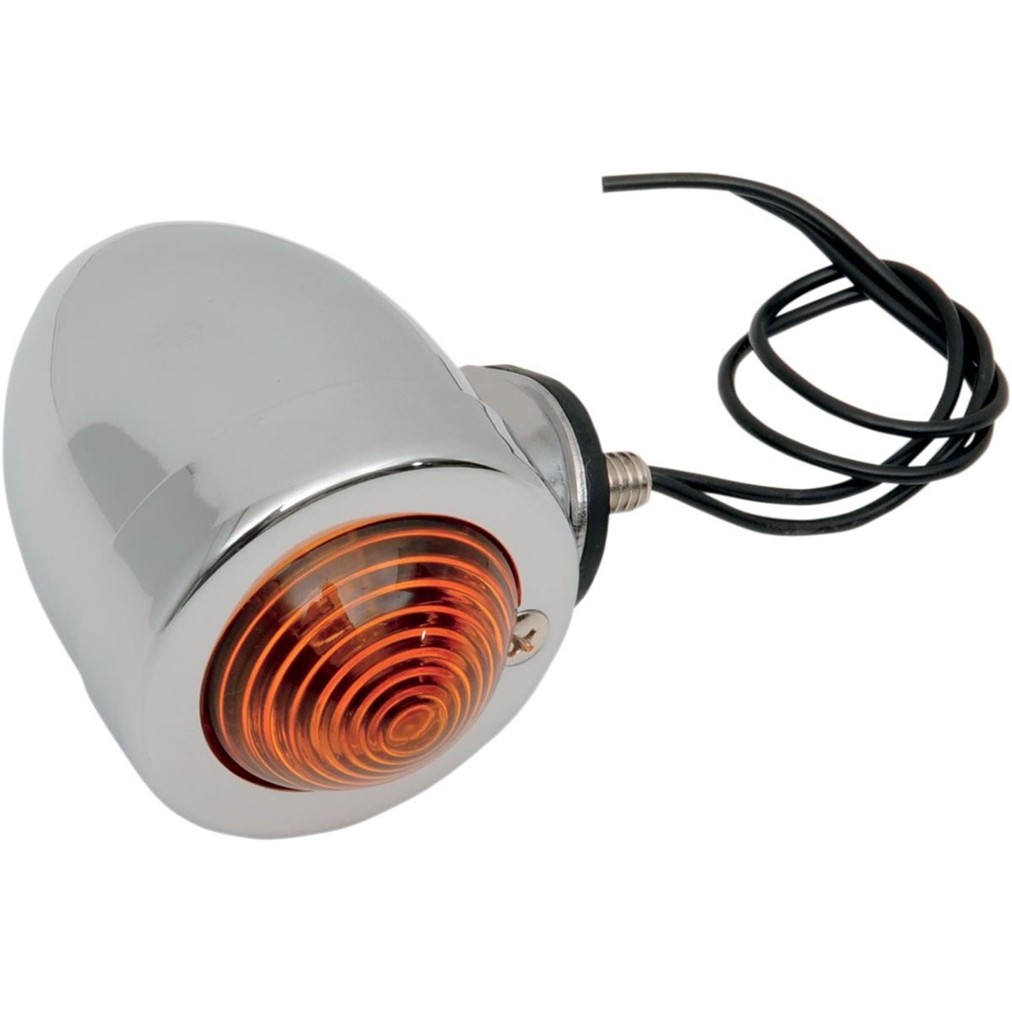 Drag Specialties Bullet Light with Mount - Dual Filament - Amber Lens DS-280069_251146
