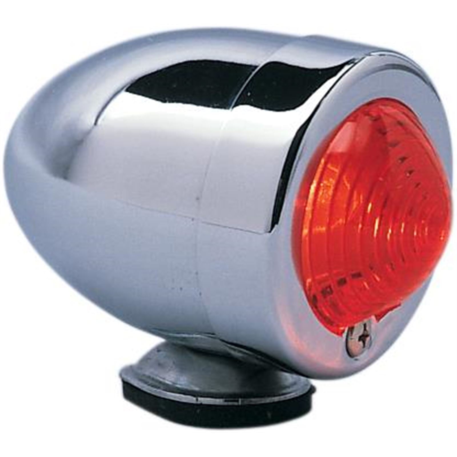Drag Specialties Bullet Light with Mount - Dual Filament - Red Lens DS-280070_251148