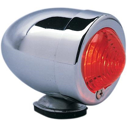 Drag Specialties Bullet Light with Mount - Dual Filament - Red Lens DS-280070_251148